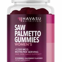 Saw Palmetto for Women + 2500 mcg Biotin Gummies